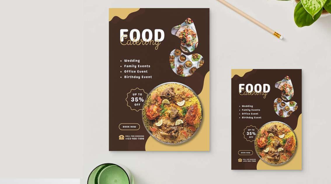 Ukuran Flyer Terbaik untuk Promosi Restoran & Cafe